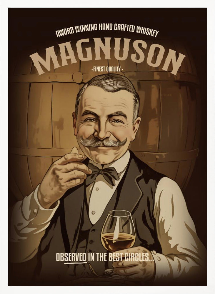 Magnuson Whiskey Poster