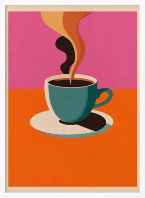 Coffee Steam Poster