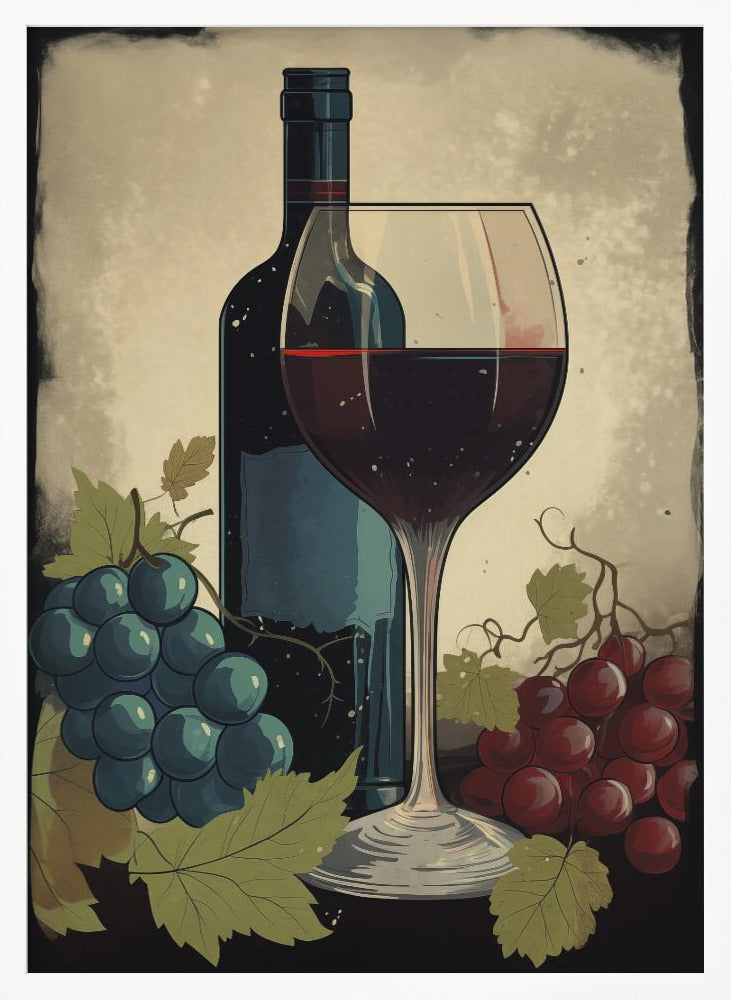 Red Red Wine No 4 Poster