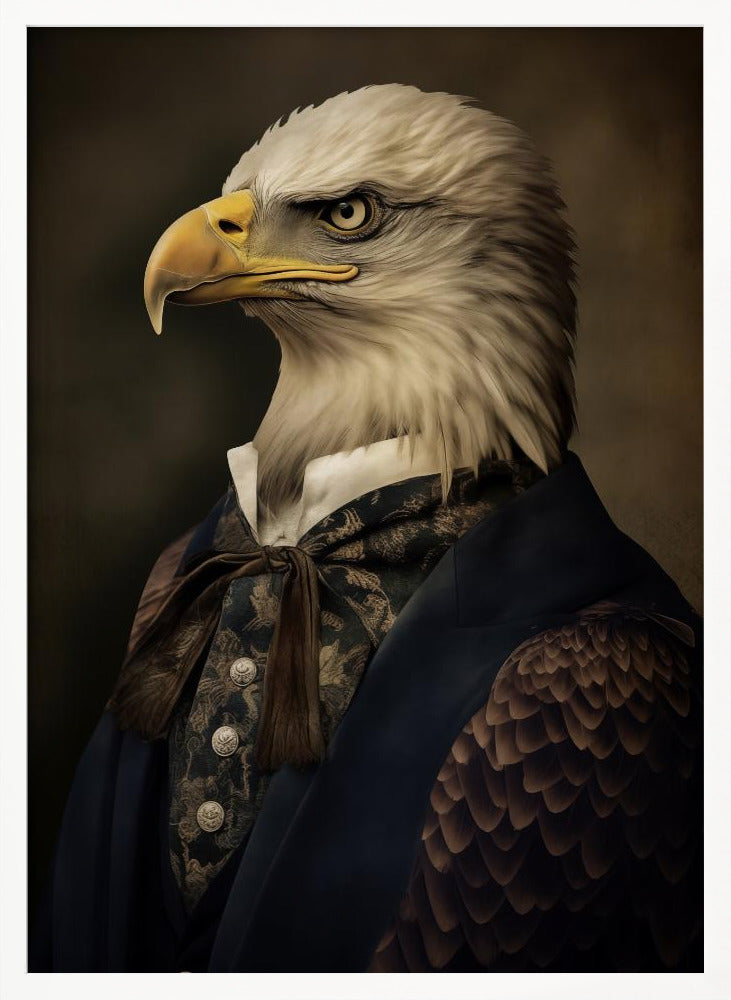 Bald Eagle Portrait Poster