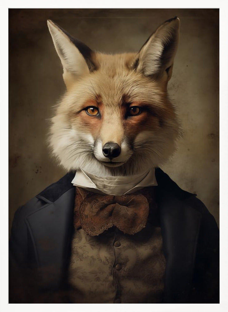 Fox Portrait Poster