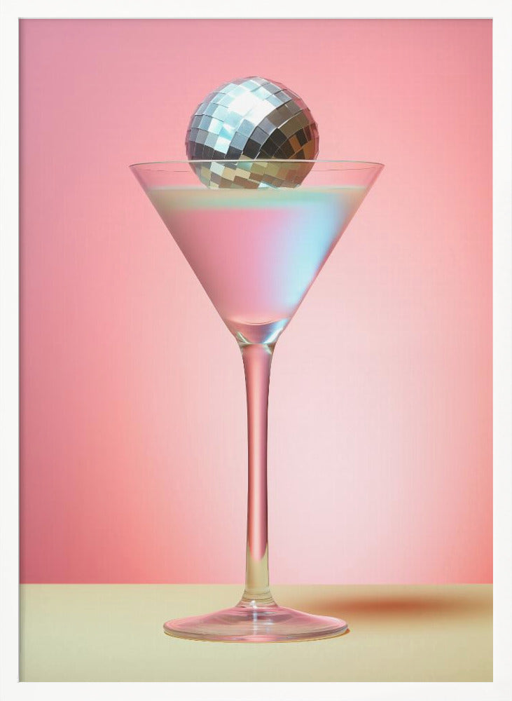 Disco Martini Poster