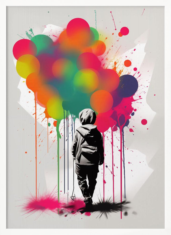 Graffiti Boy Poster