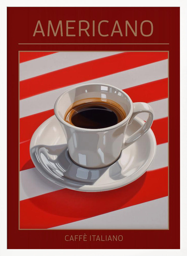 Americano Coffee Poster