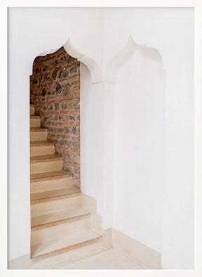 Arch Stairway In Riad In Marrakech   Ibiza Boho Travel Photography 1 Poster