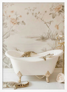 Crocodile Spa Day Poster