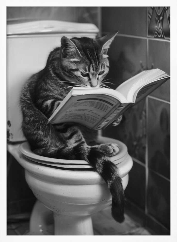 Literary Litter Box Poster