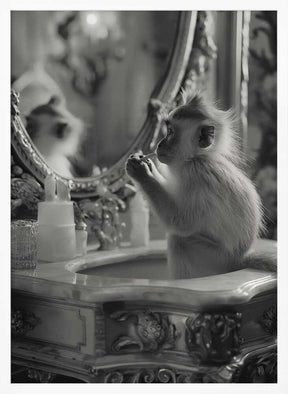 Monkey Bathroom Bussiness Poster