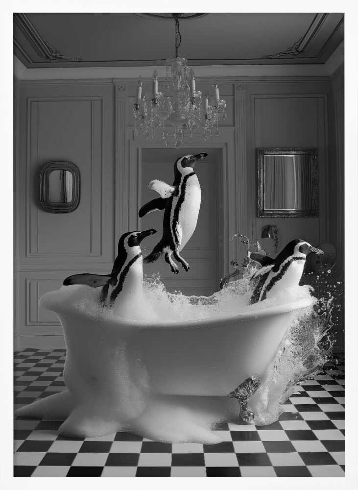 Penguin Party Poster