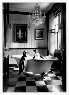 Penguin Romance Poster