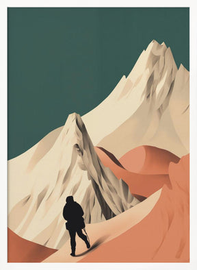 The Mountain Climber No 2 Poster