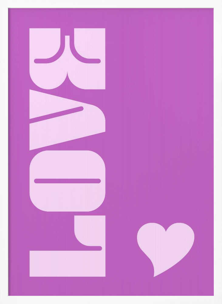 Purple Love Vibe Poster