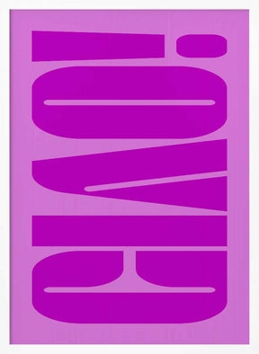 Bold Fuchsia Layers Poster