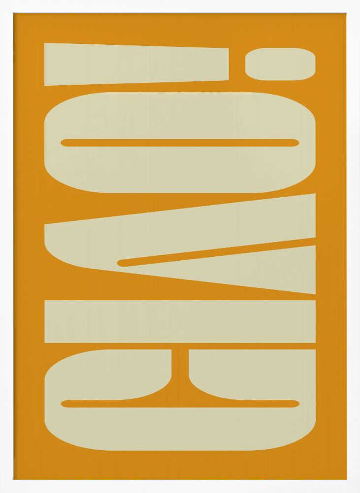 Retro Groove Forms Poster