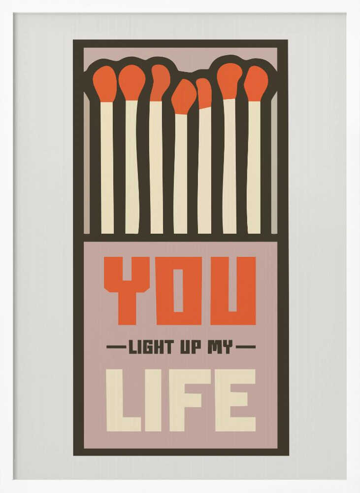 Vintage Matchbox Design Poster