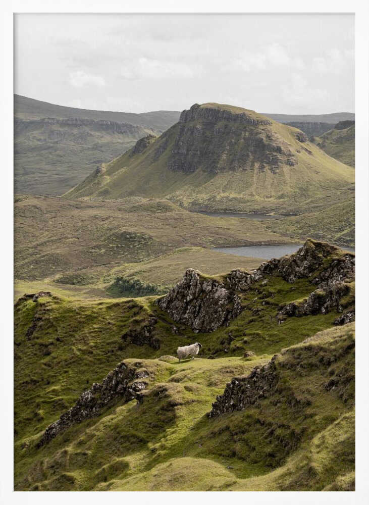 Quiraing Landscape on Scotland's Isle of Skye Poster