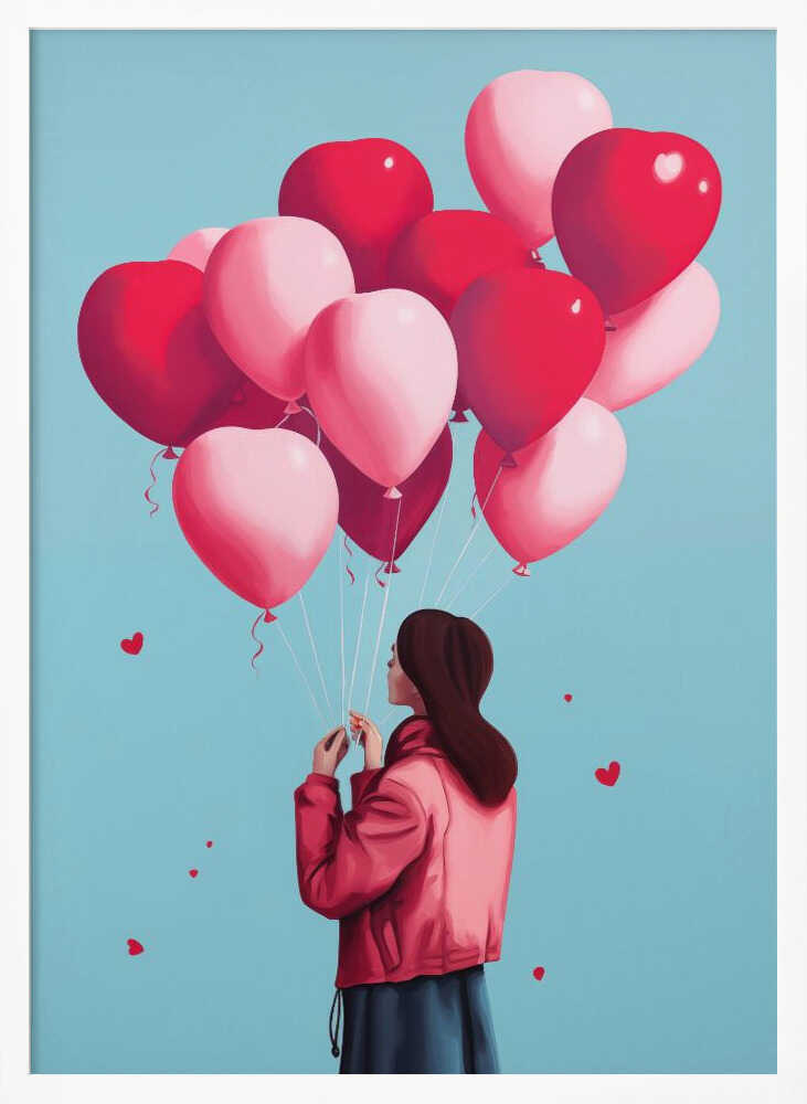 Love Balloons Flight Poster