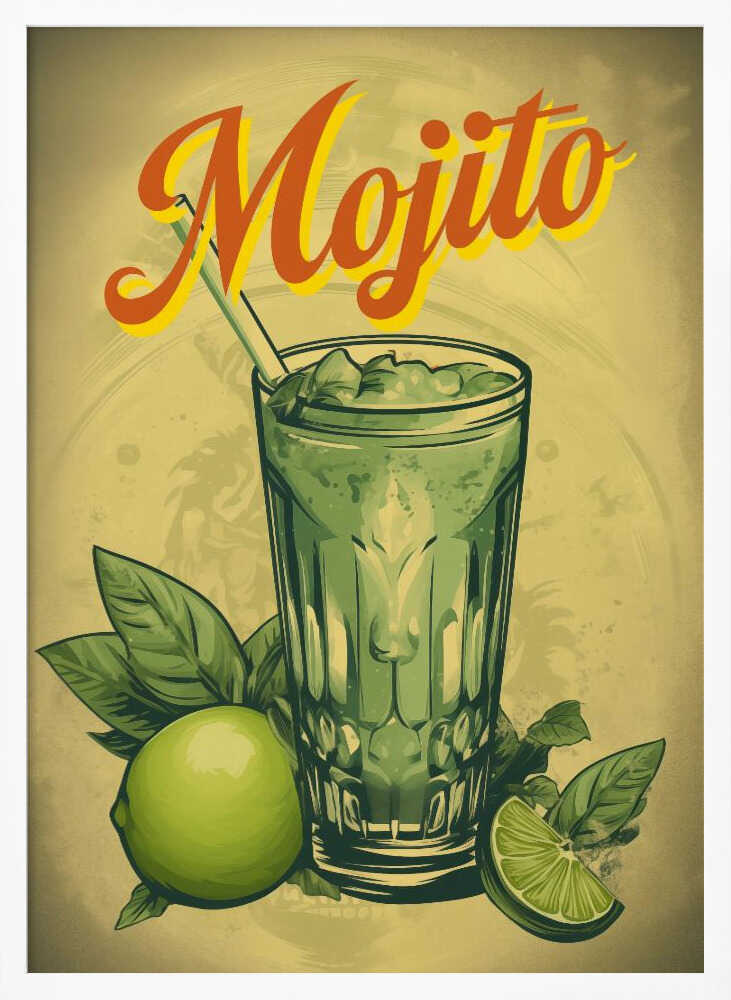 Lime Breeze Drink Poster