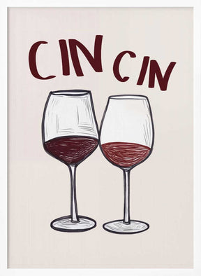 Wine Toast Duo Poster