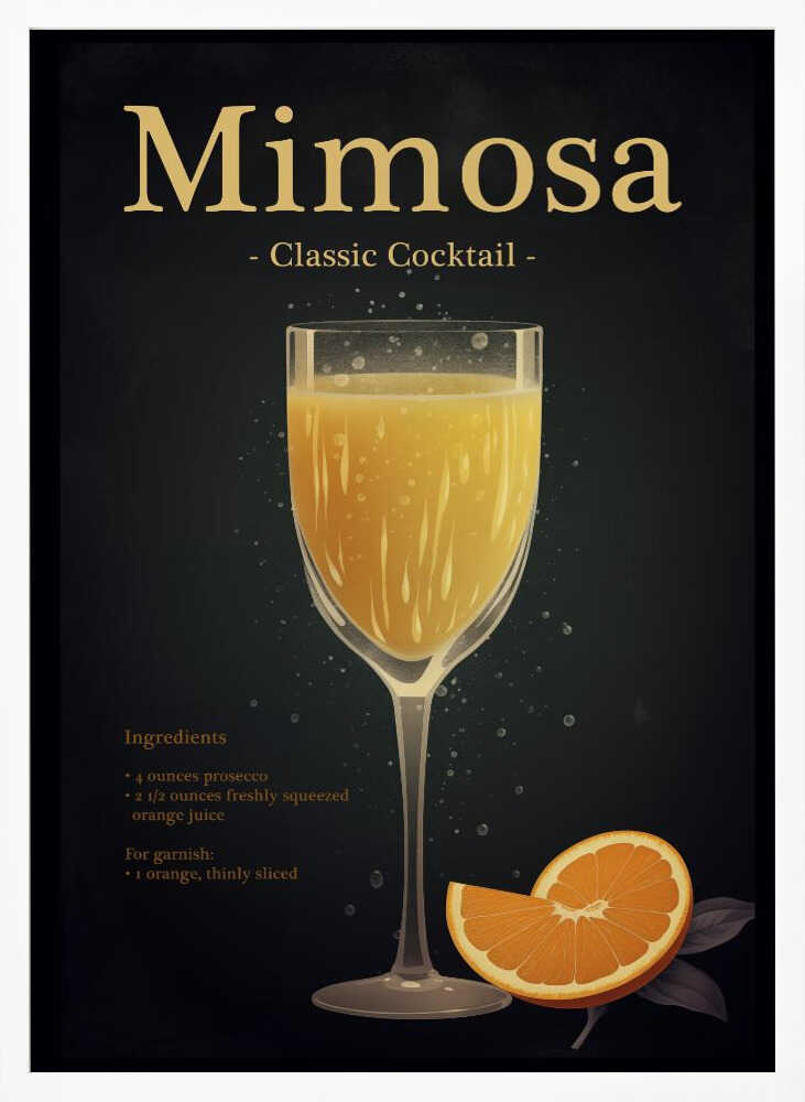 Bubbly Citrus Delight Poster