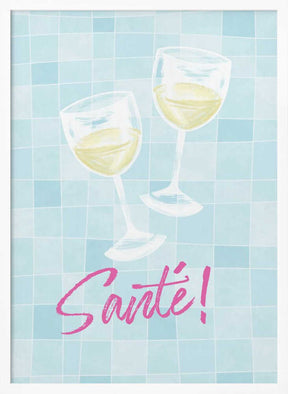 Two Glasses of Wine Poster