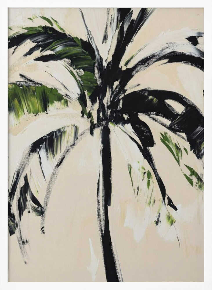 Abstract Palm Tree Poster