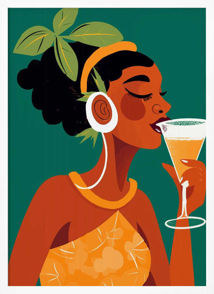 Drink In the Tropics Poster