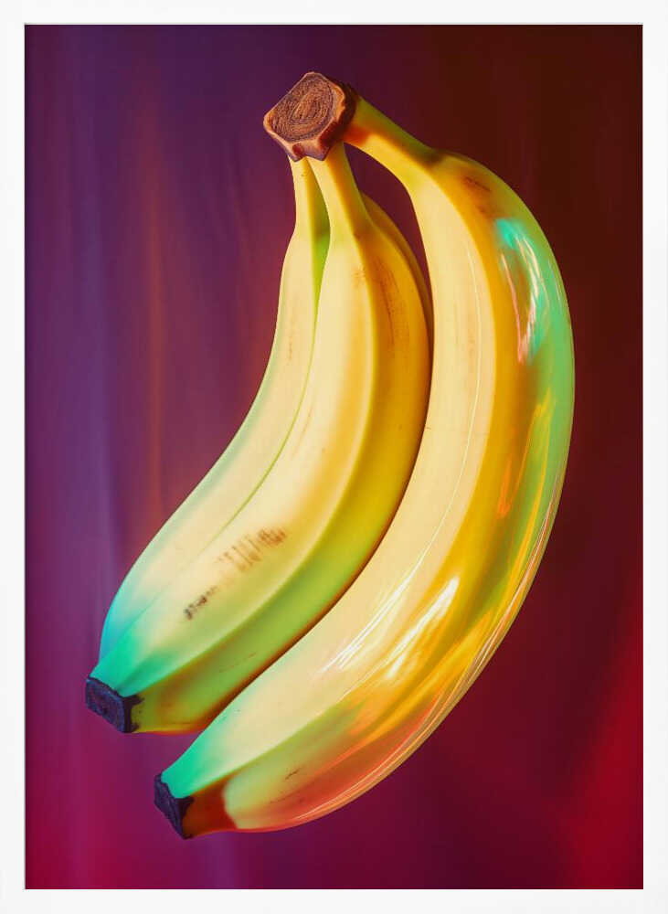 Neon Banana Fusion Poster