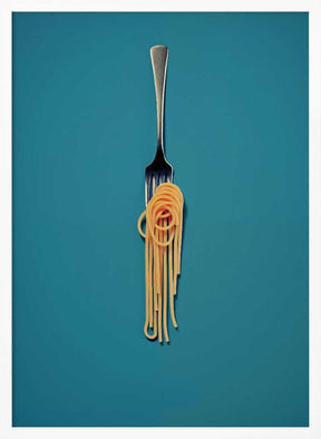 Pasta Swirl Symphony Poster