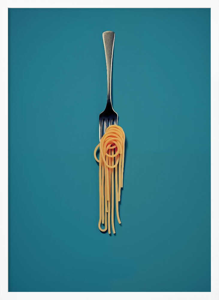 Pasta Swirl Symphony Poster