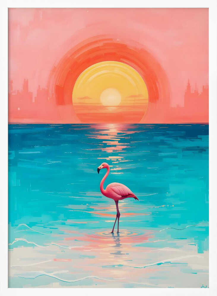 Just Vibin’ By the Sea Poster