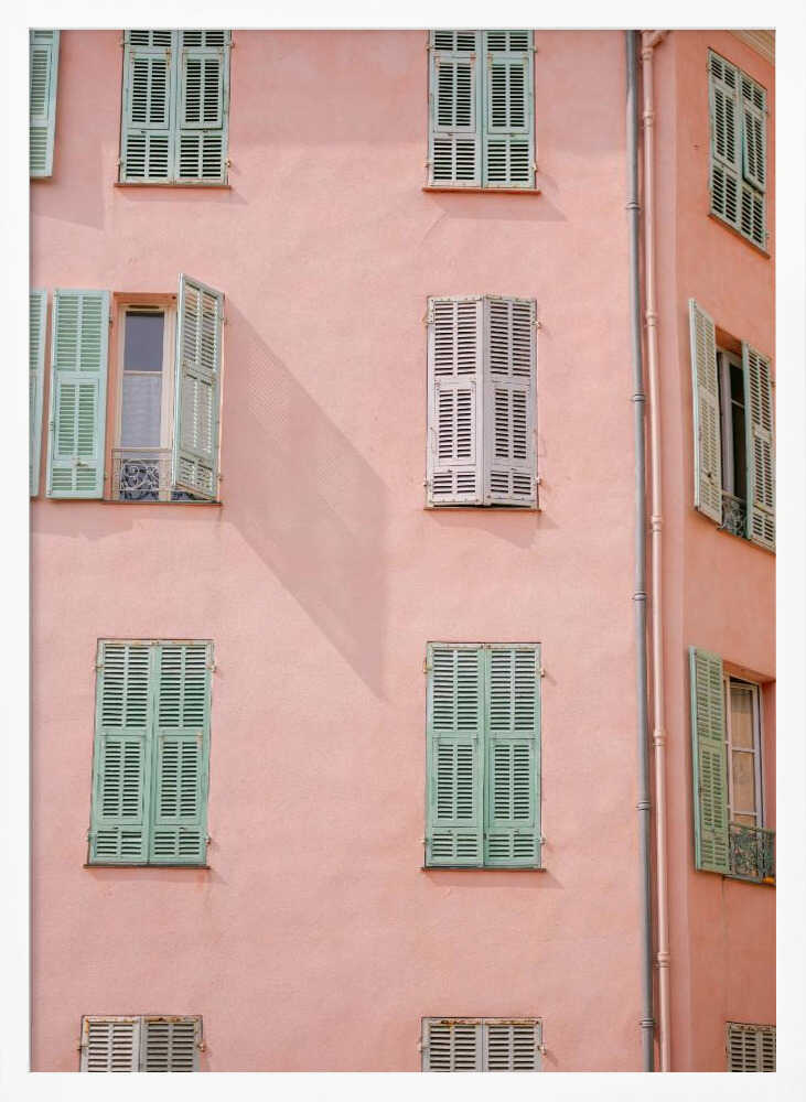 Pink Building Poster