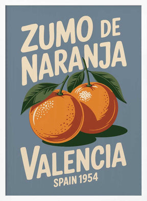 Valencia Oranges Poster