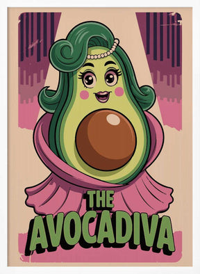 Glamorous Avocado Poster