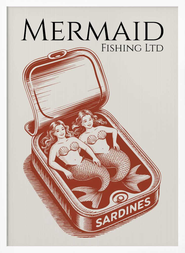 Mermaids in a Can Poster