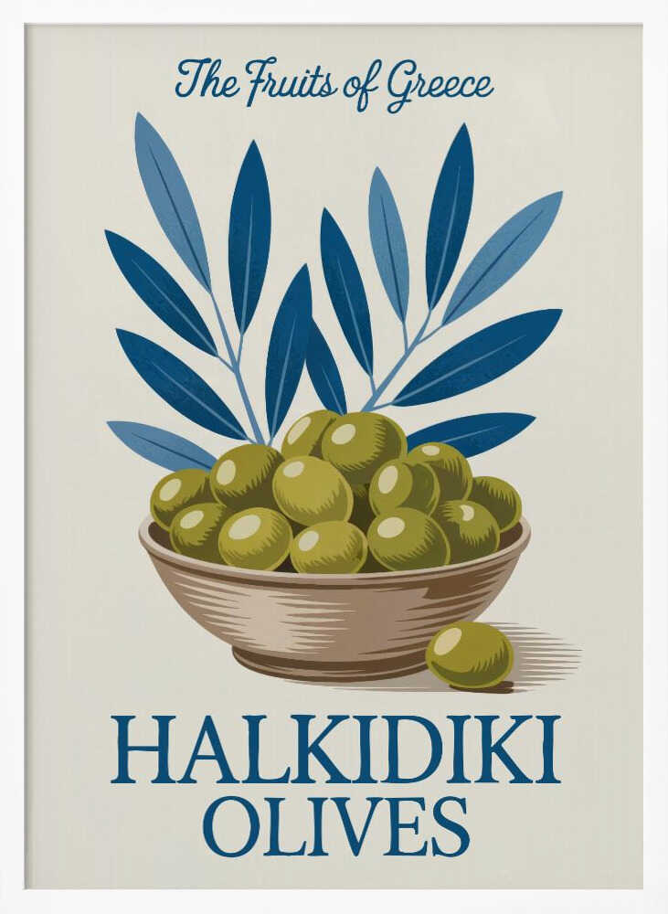 Halkidiki Olives Delight Poster