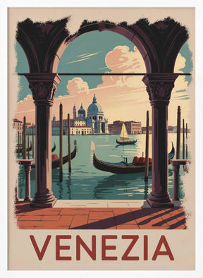 Venezia Vintage Travel Poster Poster