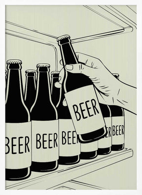 Beer Shelf Poster