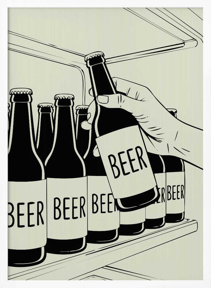 Beer Shelf Poster