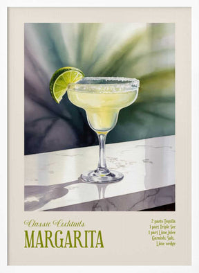 Classic Cocktails - Margarita Poster