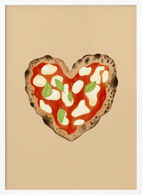 Pizza Heart Poster