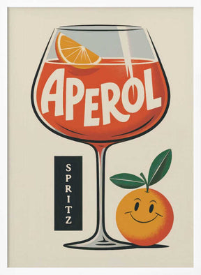 Aperol Spritz Retro Poster