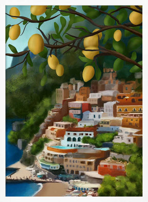 Lemon Coast Vistas Poster