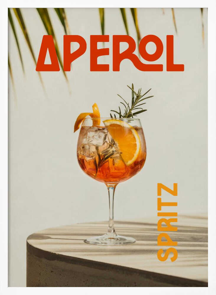 Aperol Spritz Tropic Poster