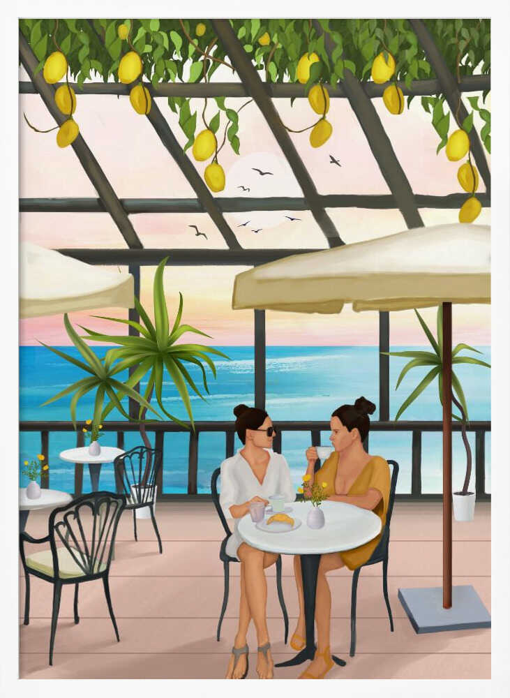 Beneath the Lemon Canopy Poster