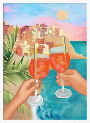 Aperol Sunset Poster