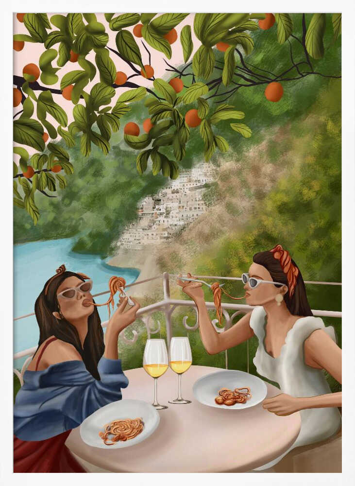 Tasting the Amalfi Breeze Poster