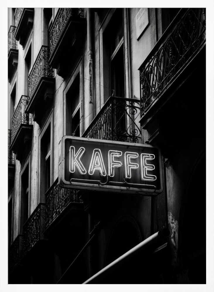 Kaffe Skylt Poster