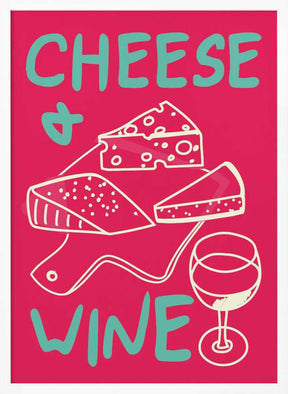 A4 Cheese & Wine 01.png Poster
