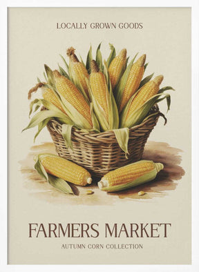 Farmers Market Corn Poster